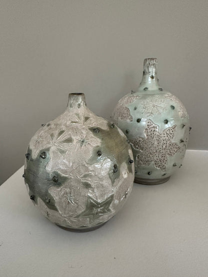 2 Christmas vases - Caimo Ceramics