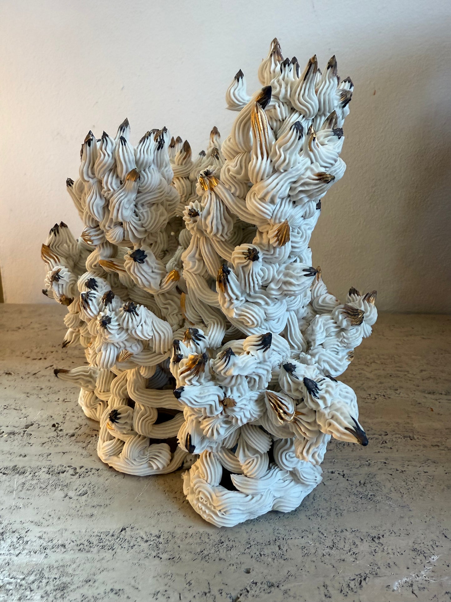 Whipped cream candlestick