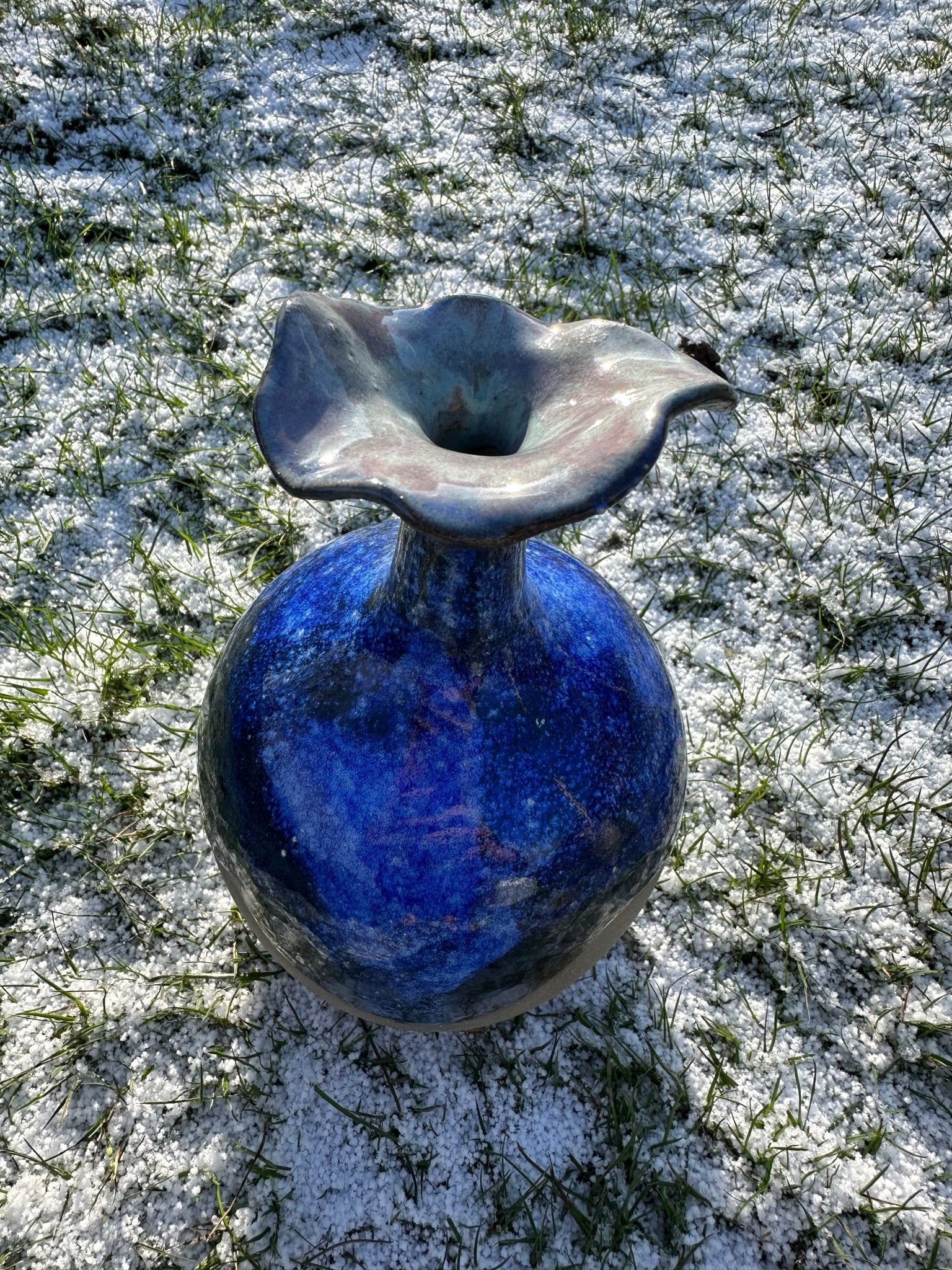 Blue Monday vase - Caimo Ceramics