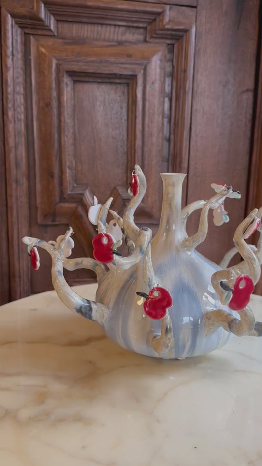 Forbidden fruit vase