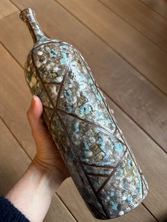 Speckled bottle - Caimo Ceramics