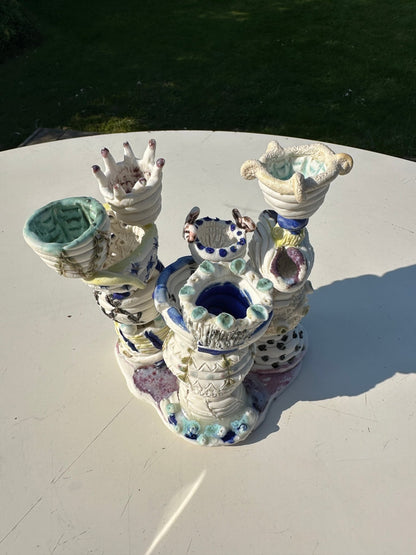 Whipped cream candle holder - Caimo Ceramics